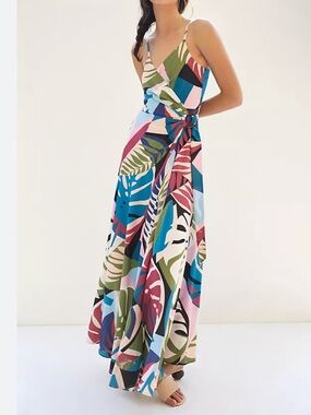 Hutch Sohla Wrap Maxi Dress